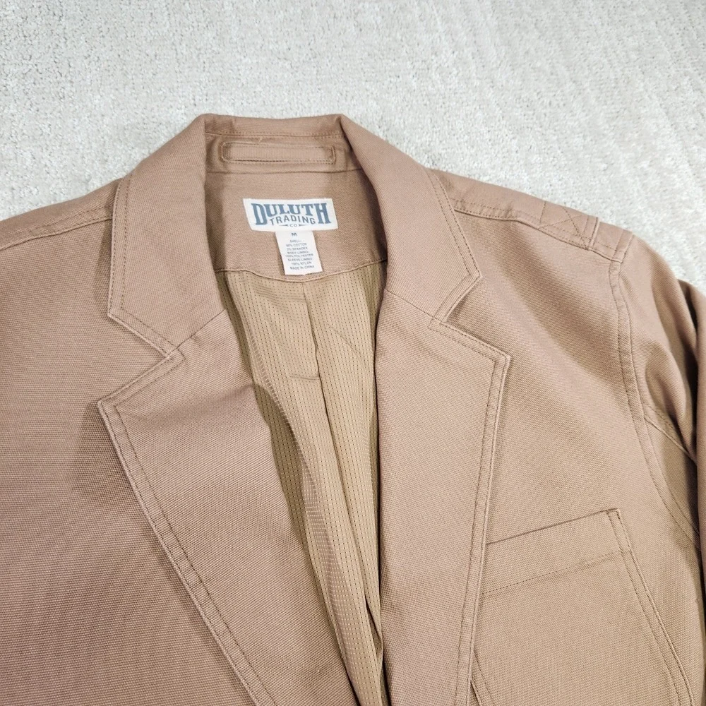 Duluth Blazer Men Medium Flex Firehose Presentation Stretch‎ Canvas Sport Coat
